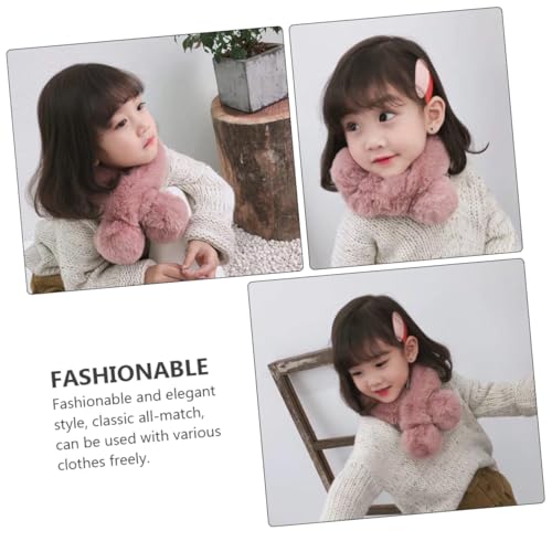 Bufanda de peluche para niño regalo de Navidad SOIMISS con 2 piezas de cuello abrigadas 2