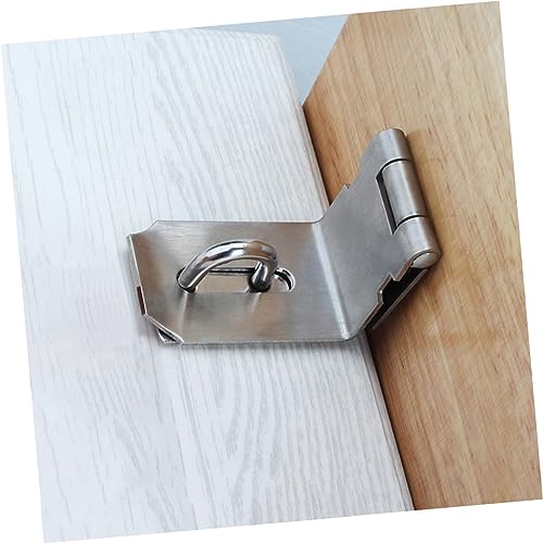 Image of DOITOOL 3pcs Thickened Stainless Steel Padlock Hasps Door Clasp Hasp Lock for Installation and Easy to Install for Cabinet and Security Doors