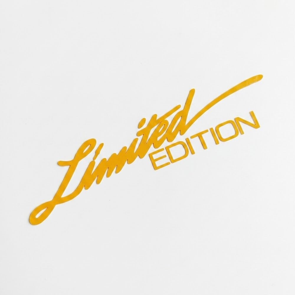 Limited Edition Sticker for BMW R1200 R1250 GS/R/RS/RT ADV K1600 GT/GTL Bagger R 2013-2024, Motorcycle Decal Waterproof Weatherproof Tuning Graphics Styling Decoration,Yellow