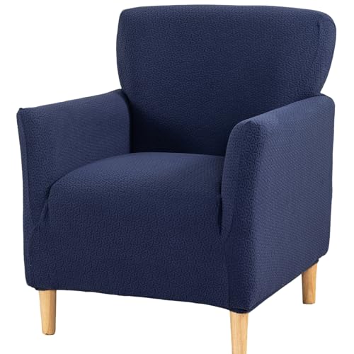 GOSTADY Stretch Chair Covers Armchair Slipcovers for Living Room,DarkBlue