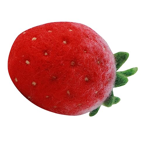 DOITOOL 1Set DIY Wool Felt Fruit Pendant Kit Needle Felting Crafts Material for Handmade Ornaments Fun and DIY Decor Present for Craft Lovers