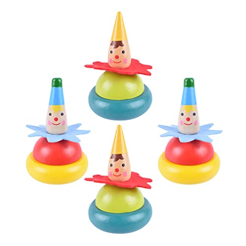 4pcs Spinning Top Children Supply Kids Toy Gyro Toy Kids Supply Adorable Children Toy Children Accessory Kids Accessory Interesting Kids Gyro Household Children Toy