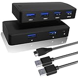 【Garantie und Paket】 Bei Verwendung eines Hochleistungs-USB-Geräts (z. B. Festplatte, digitale Videokameras, SSD usw.) ist ein externer 5-V-Adapter erforderlich. Andernfalls muss keine Verbindung zur Stromversorgung hergestellt werden. Wir bieten 12 Monate Garantie und lebenslangen technischen Support für diesen USB-Switch. Das Paket beinhaltet: 1 USB 3.0-Umschalter, 2 USB 3.0-Kabel, 1 Netzkabel, 1 Benutzerhandbuch. Bei Problemen können Sie uns gerne per E-Mail von Amazon kontaktieren