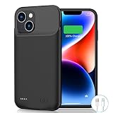 Battery Case for iPhone 14, 7000mAh Slim Portable Rechargeable Smart Protective Battery Pack Cover P