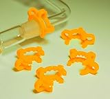Keck Clips Yellow, 14mm Joint Size, Pack of 5