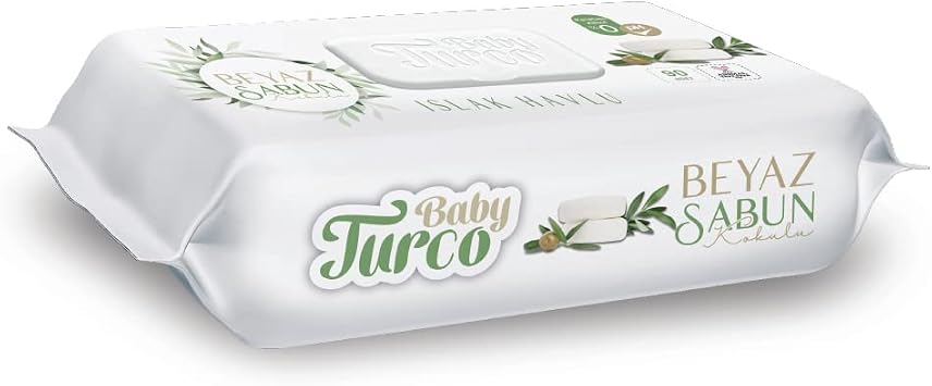 BabyTurco Baby Turco White Soap Scented Wet Towel 24x90