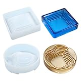 RESIN GO Ashtray Molds for Epoxy Resin, 2pcs...