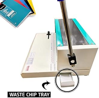 A4 12inch Spiral Binding Machine 39 4mm Holes with Puch Capacity 10 Sheets (Metal Body)