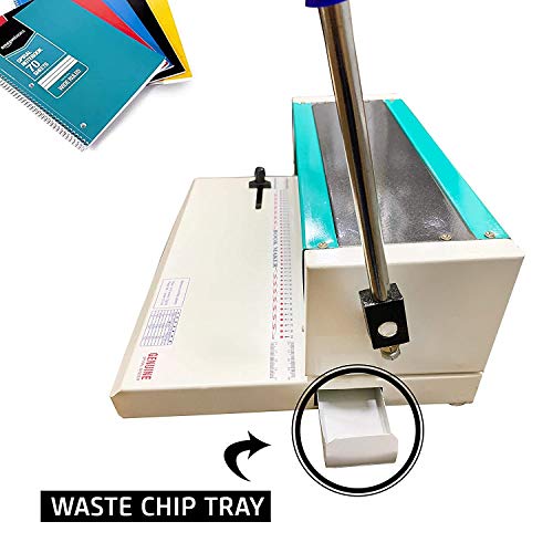 GENLAM A4 12inch Spiral Binding Machine 39 4mm Holes with Puch Capacity 10 Sheets (Metal Body)