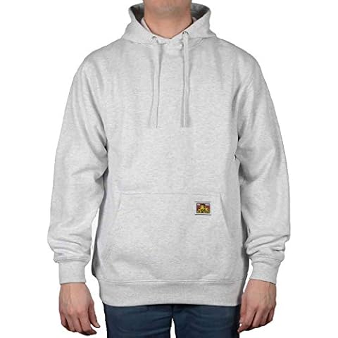 BEN DAVIS Men's Heavyweight Hooded Pullover Sweatshirt (X-Large, Ash Grey) Cover