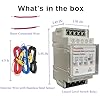 Automatic Water Level Controller,Liquid Level Sensor ,Auto 110V Pump Float Switch Relay ,Pump Control with 6.5ft Detector,4 Modes NC01