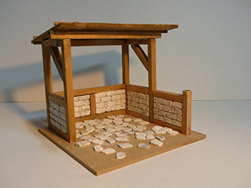 Preisvergleich Produktbild menta-modellbau Waschplatz, Putzplatz Ihhashi (Halbbausatz)