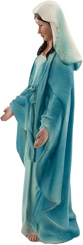 Miniatura 3 de Estatua de madre bendita pintada de 6 pulgadas de alto | Santo patrón de toda la humanidad | Gran regalo católico para la primera comunión o