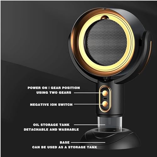 Vibe On Purifier For Smoke, Smoke Away Vibeon Purifier Fan, Rechargeable Smoker Fan For Smoking Indoors, Electric Puff Hide Buddy Trap Odors, Portable Kitchen Exhaust, Detach And Washable(Gold) - 5