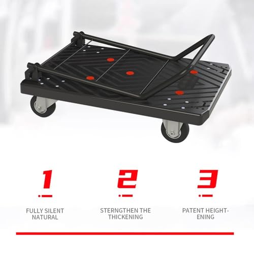 Carretilla plegable de plataforma para uso doméstico miniatura 4