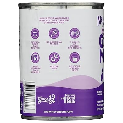 Meyenberg Goat Dairy, Milk Goat Evaporated Gluten Free, 12 Fl Oz