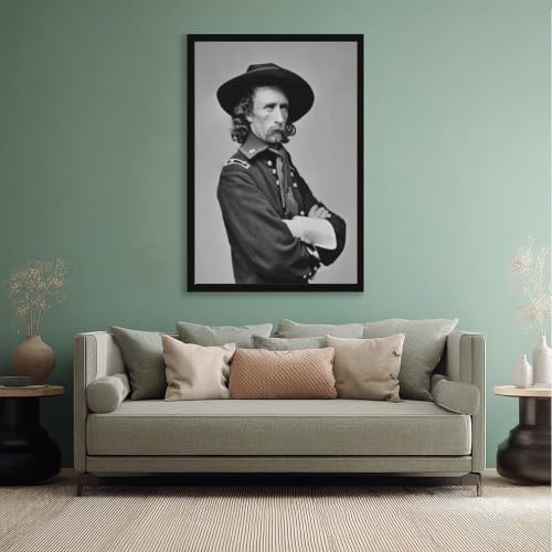 Toile George Armstrong Custer 1865 impression d'art avec cadre suspendu - 5