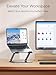 UGREEN Laptop Stand for Desk, Adjustable Laptop Riser with Heat Vent, Ergonomic and Lightweight Foldable Laptop Stand Compatible with MacBook Pro/Air/Neo, LOQ/IdeaPad, Surface, All Notebooks 10-17"