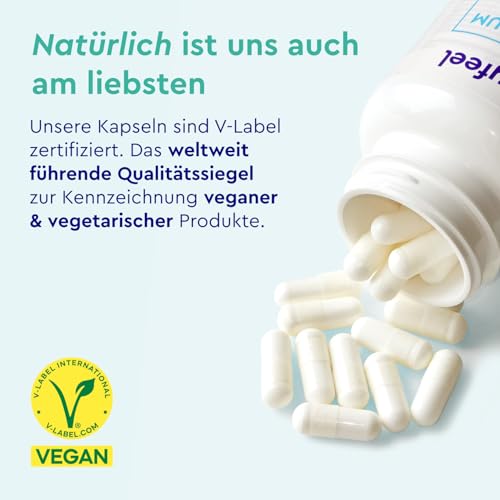 Kalium – 120 Kapseln mit 800 mg Kalium (aus Kaliumcitrat) pro Tagesdosis – für Blutdruck, Muskelfunktion & Nervensystem* – vegan, optimal dosiert, laborgeprüft