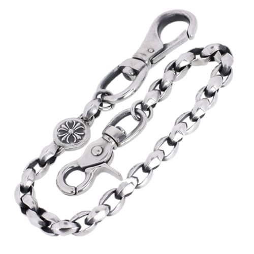 ウォレットチェーン　シルバー刻印！　クロス 楽天市場】シルバーウォレットチェーン クロス 十字架 チェーン