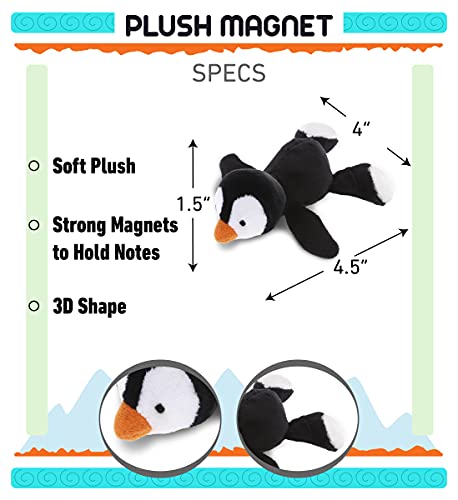 Imán de peluche pequeño pingüino DolliBu miniatura 2