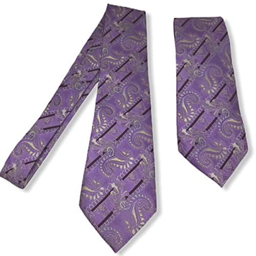 Gravata Jacquard Seda Importada Cor Lilas