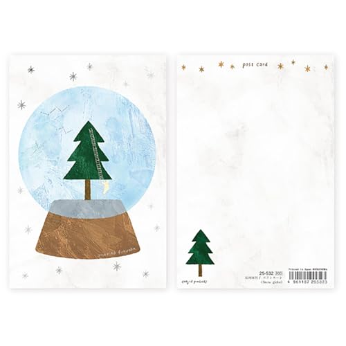 �\���� �|�X�g�J�[�h �������|�X�g�J�[�h ���������q Snow globe 25-532