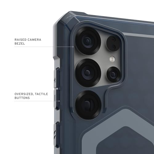 Image of Urban Armor Gear Thermoplastic Polyurethane UAG Essential Armor Rugged Slim Fit Shockproof Protective Case /Cover Designed for Galaxy S25 Ultra 5G (2025), Magnetic Charging Compatible-Cloud Blue