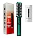 Pulitore a vapore, USB Capelli ricaricabili pettine 3d piastra for pinnici elettrici pinnici bigottano bagnato a secco usa capelli piatti Irons calda pettine(Green-USB-Box) immagine