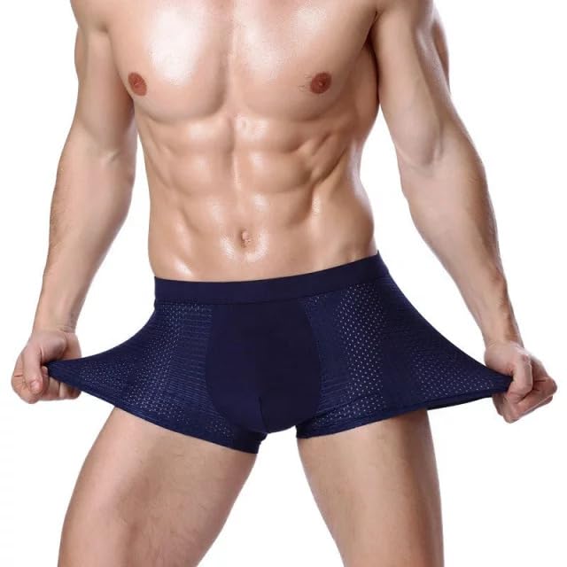 Image of Mesh Boxer Men's | Breathable Pouch | Dot Silky Smooth Innerwear