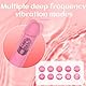 Klassische Vibratoren Leise und Stark G-Punkt Silikon Vibrator für Sie Klitoris 10 Vibrationsmodi Dildo Analplug Analvibrator Prostata Stimulator Erotik Sexspielzeug für Frauen Paare Extrem-Rosa