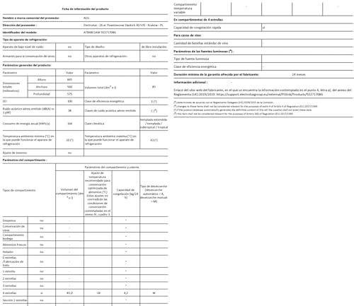 AEG ATB48E1AW - vue 9