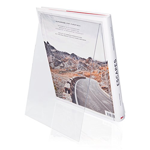 Buchständer/Buchaufsteller als Warenträger und Schrägsteller im DIN A4 Format aus original PLEXIGLAS®