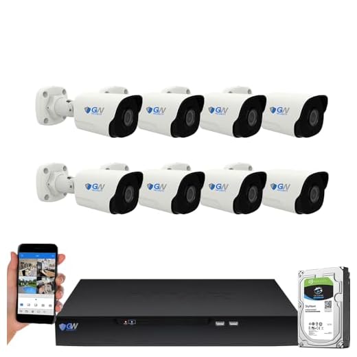 GW Security 16 Channel NVR UltraHD 12MP 4K @30FPS Face/Human/Vehicle Detection PoE Security Camera System with 8 x 12MP IP Microphone Smart AI Bullet Cameras, Color Night Vision, Outdoor/Indoor Camera