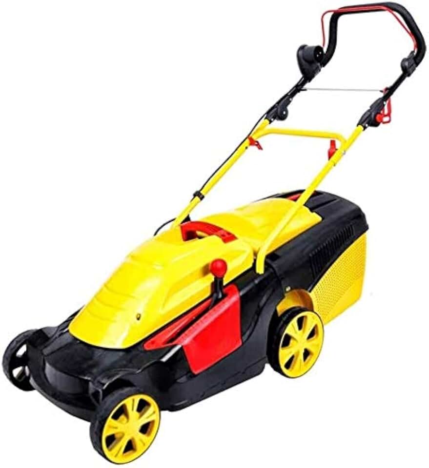 Rotary Mowers Electric Lawn Mower,Hand-Push Household Electric 1600W Lawn Mower Mowing,Width 40cm Use Area 1200m2 Capacity. GINOLEI