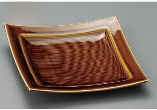 Set of 5 Positive Corner Plate Large ヴxa-guame 19 cm Thousand Steps Positive Corner Plate [190 x 20 mm] 和食 Charger Inn Kagurazaka Restaurant Commercial