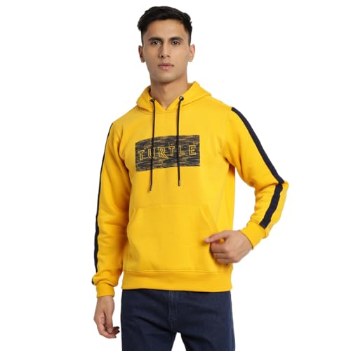 Sweat à capuche pour homme Turtle en maille de coton supérieure