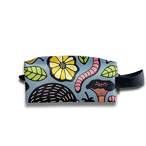 Endless With Floral Elements And Wild 1442 Portable Travel Toiletry Bag Makeup Organizer