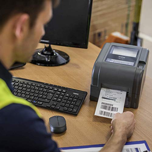 Brother TD-4420TN Imprimante d'Etiquettes Professionnelle Polyvalente - Idéale Gros Volume - Résolution 203dpi - Ruban RD jusqu'à 112mm - USB