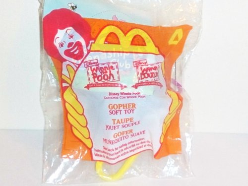 McDonalds Happy Meal 1999 Winnie the Pooh Key Ring #4 Gopher