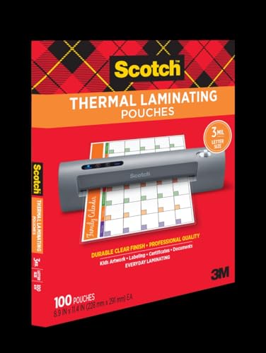Scotch Thermal Pouches, Variety Pack, Letter Size, 4 in x 6 in Size, and Wallet Size Pouches - image 9