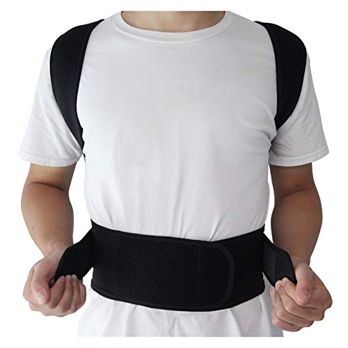 Corrector de postura hombro contra dolor lumbar y corsé ajustable 4