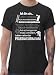 Produktbild T-Shirt Herren - Feuerwehr - Ich Bin EIN ... Feuerwehrmann! - XL - Schwarz - Geschenk feuerwehrmann Tshirt feuerwehrmänner t-Shirts für männer Geschenke Shirt einen Mann Shirts Maenner
