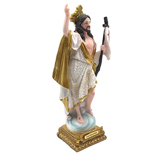 Imagem de Jesus Cristo Ressuscitado Resina 20 cm