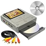 DVD/CD Recorder, VHS to DVD Converter Machine,Convert Analog to Digital from AV to Disc,USB Device,SD Card,HDD, Smart Phone WiFi to CD,USB,SD Copy, TV Recording (Gray -AV in)