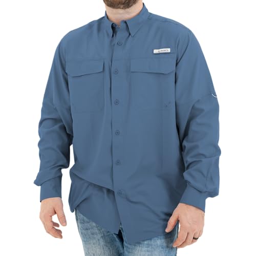 HABIT Men's Trappers Cabin Hybrid Long Sleeve River Shirt3