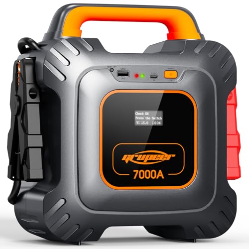 Grupeer GR7 7000A Super Capacitor Jump Starter