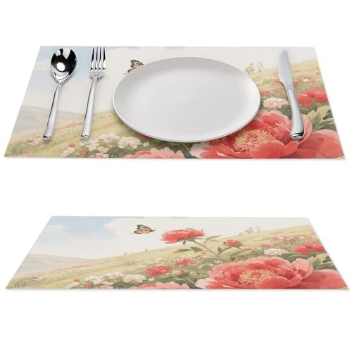 Sets de table antidérapants et lavables résistants à la chaleur - 2