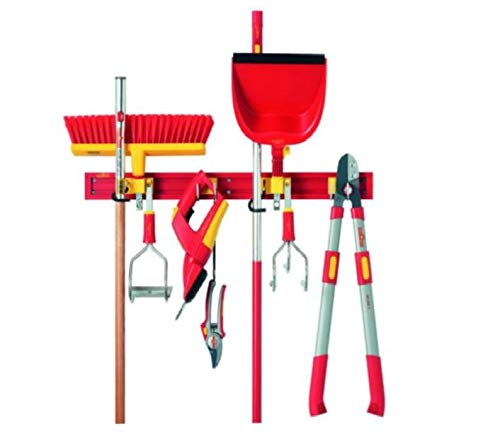 Wolfgarten Interlocken ® Tool Holder and Organizer (UMM, Standard, Red)