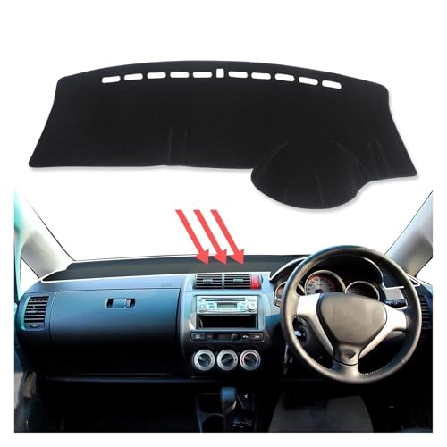 Visera de salpicadero premium con acabado negro para coche GD 2